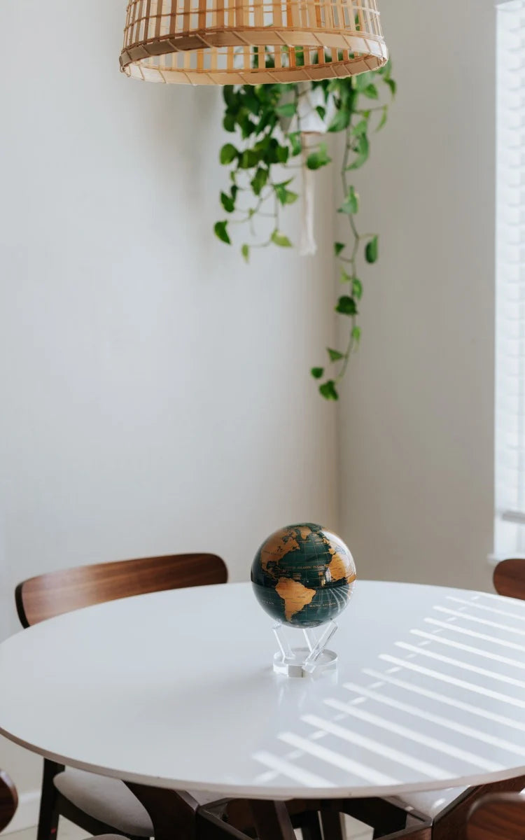 緑と金のグローブ