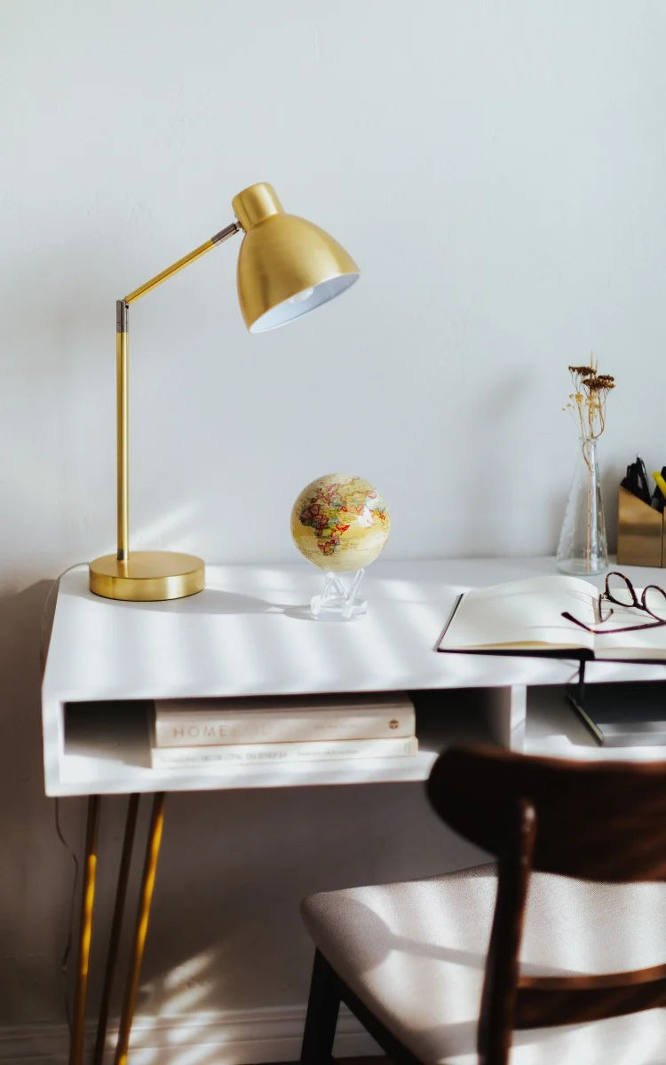 世界政治地圖-復古黃