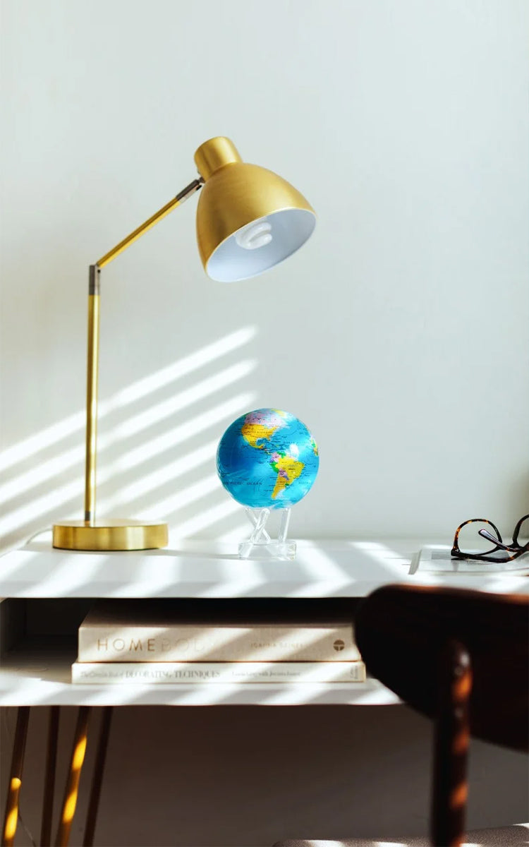 世界政治地圖-澄澈藍