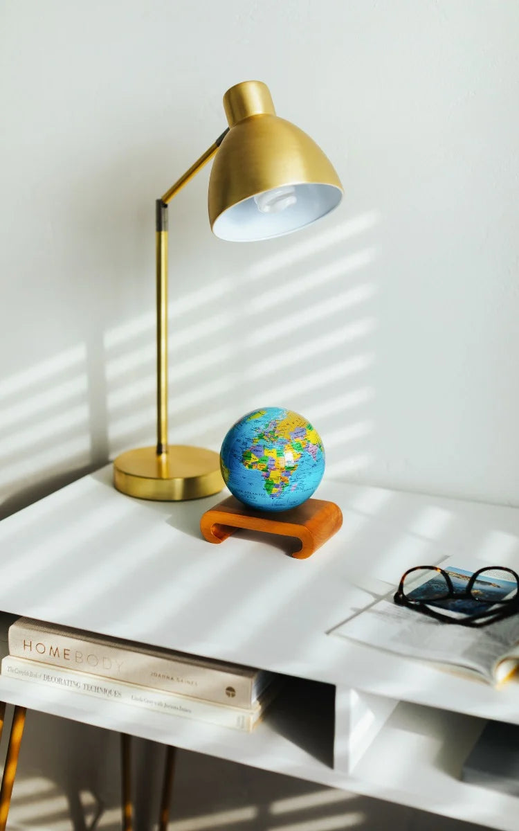 世界政治地圖-澄澈藍