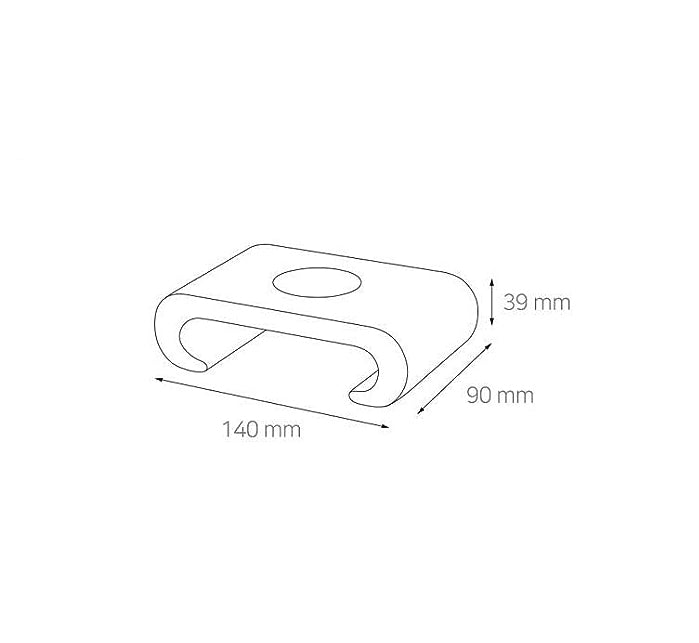 拱形木製底座 4.5”