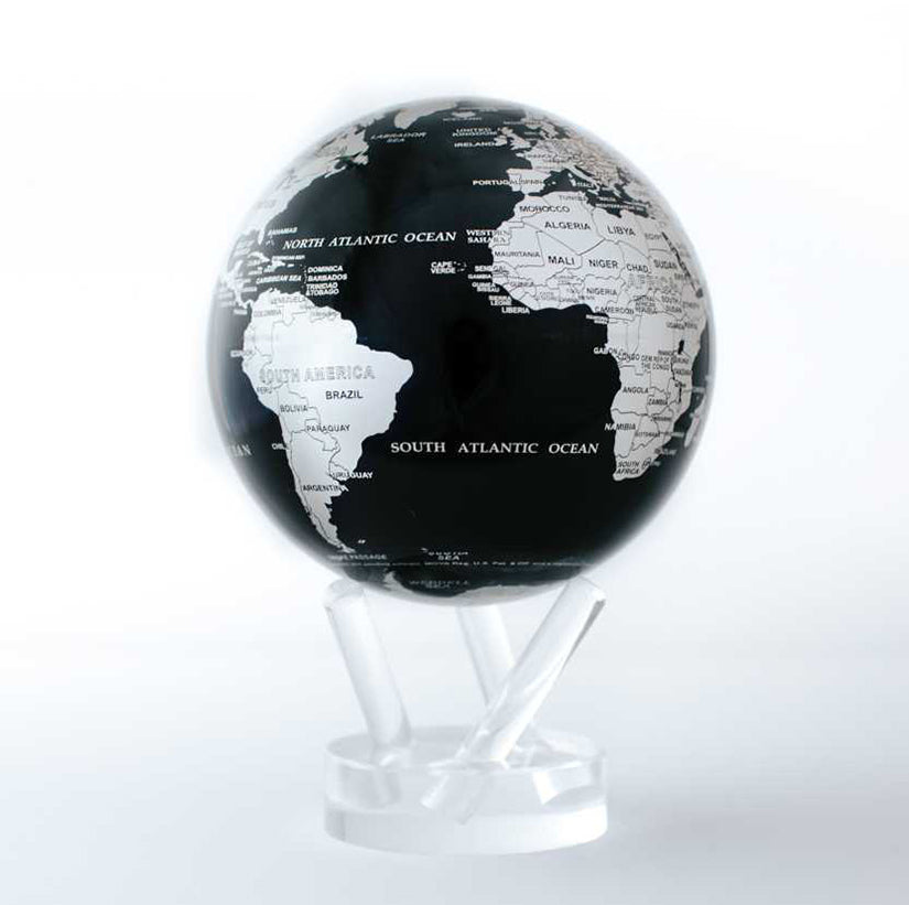 BLACK AND SILVER GLOBE