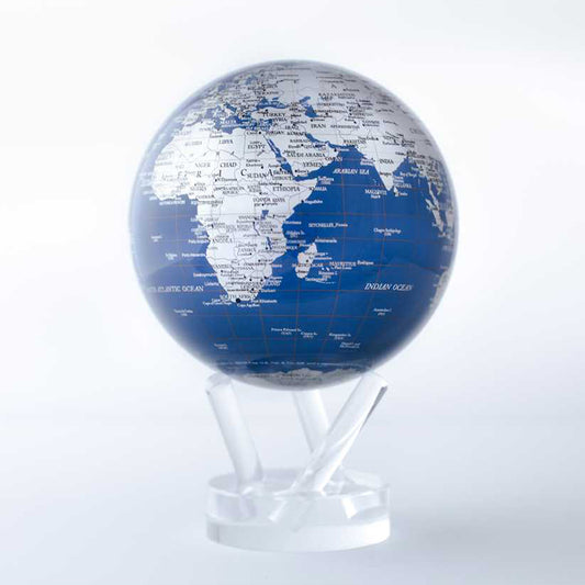 BLUE AND SILVER GLOBE